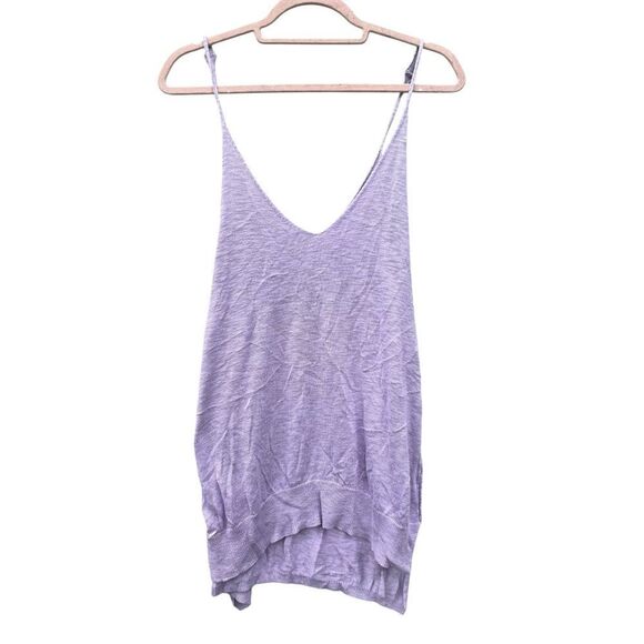 Free People We The Free Carly Flowy Tank Top Brilliant Cobalt Blue Size XS  $38 - Picture 2 of 8